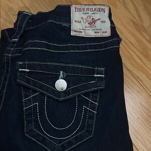 True Religion Indigo Denim with Contrast Stitching